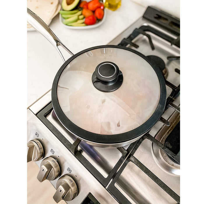 Black Cube 9.5" diameter 3.0 qt. Sauté Pan w/ Lid