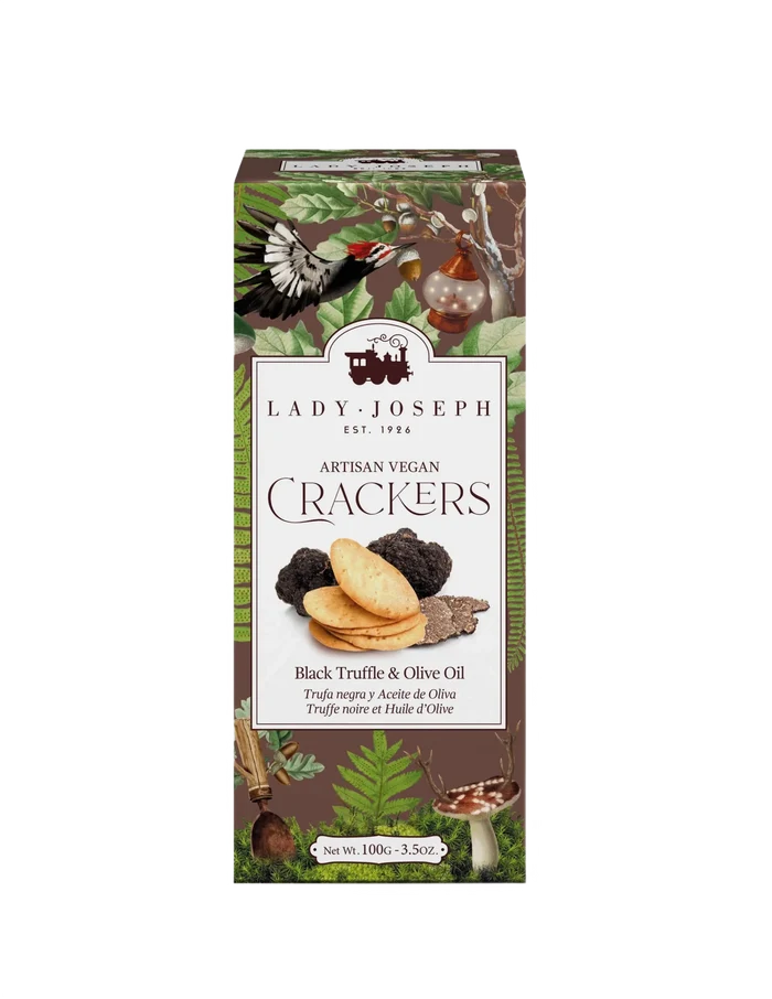 Crackers with Truffle & Olive Oil (snack) Cracker with truffle - Só Verde