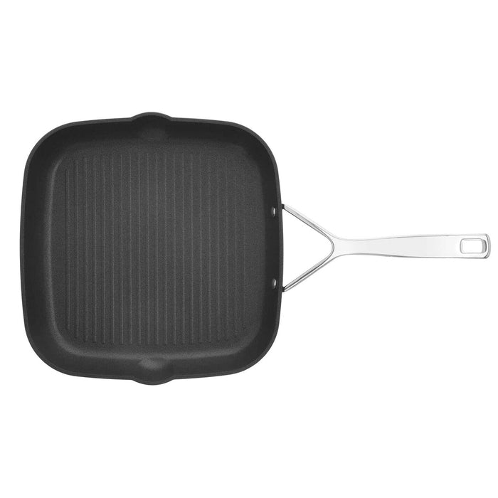 Demeyere AluPro 11-inch Aluminum Nonstick Perfect Pan Grill Pan