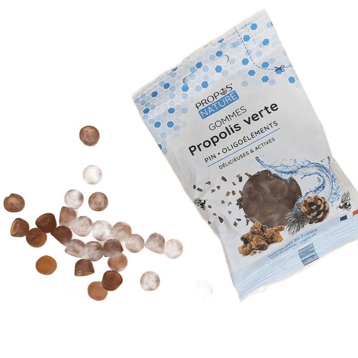 Green Propolis Gummies, Trace Elements & Pine - Sore Throat - Só Verde