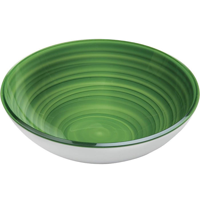GUZZINI L BOWL TWIST - Transparent Kiwi