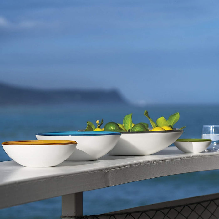 GUZZINI L BOWL TWIST - Transparent Kiwi