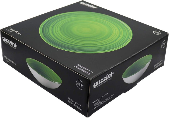 GUZZINI L BOWL TWIST - Transparent Kiwi