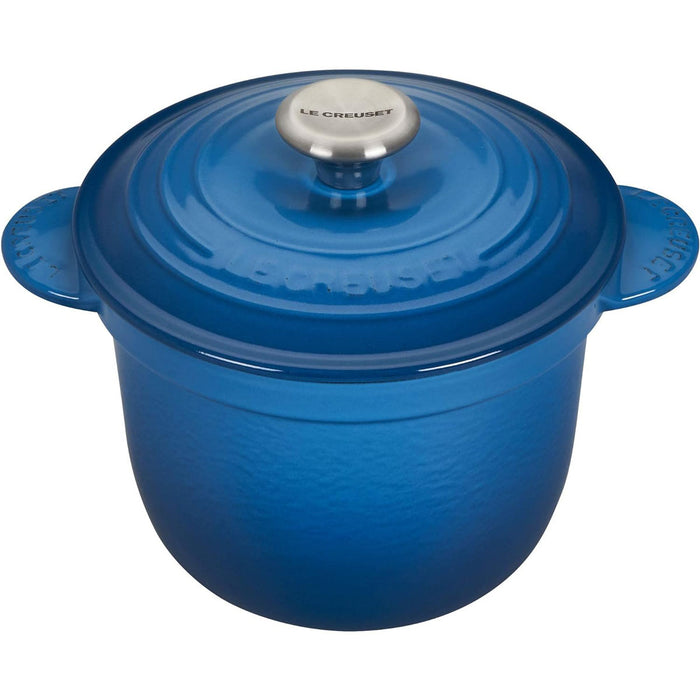 Le Creuset 2.25 qt. Rice Pot with SS Knob & Stoneware Insert - Marseille
