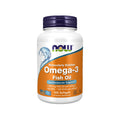 NOW Foods OMEGA-3 Fish Oil 1000mg softgels are molecularly distilled for purity and offer cardiovascular support with 180 mg EPA and 120 mg DHA per serving. Each bottle contains 100 softgels for optimal heart health.