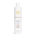 A white bottle of Quiet Calm Curl Control by Innersense Organic Beauty is shown against a plain background, featuring a yellow logo and text. Its described as the perfect solution to hydrate curls and effortlessly tame frizz.