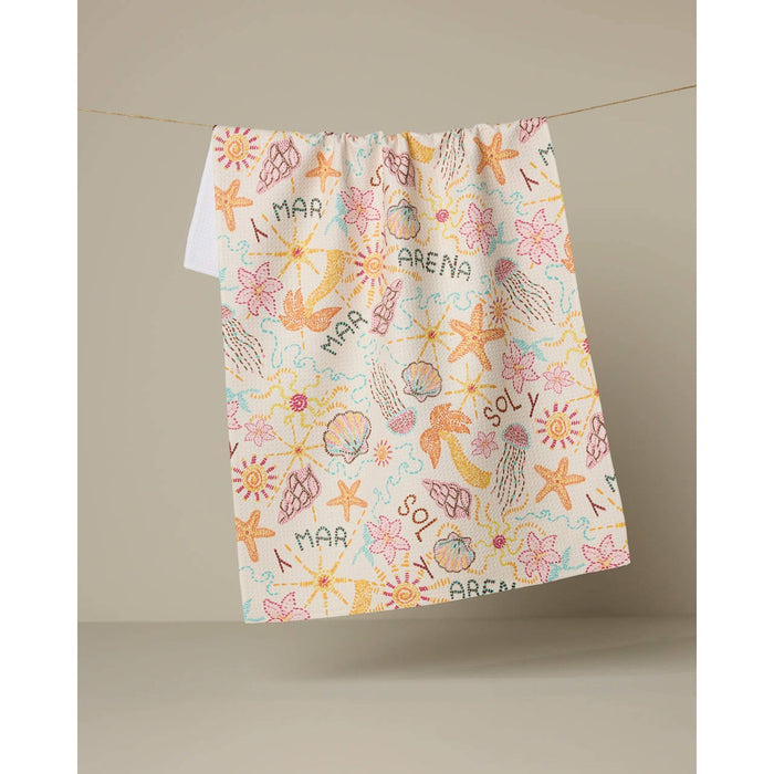 Sol y Mar Tea Towel