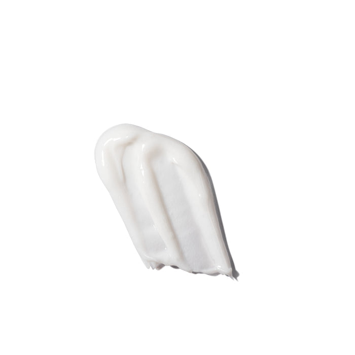 The Super Boost+ Mask Treatment by Terra Beauty Bars features a smooth, white sulfate-free, vegan formula enriched with Brazilian superfoods for extra nourishment, shown spread with three distinct ridges against a white background.