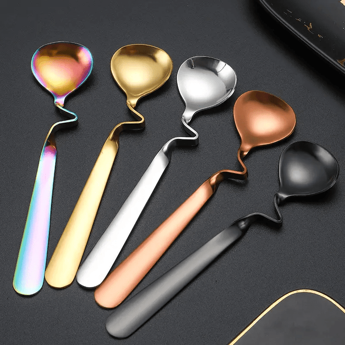 Twist - Hanging Spoon - Coffee, Tea, Dessert - 4 Colors - Só Verde